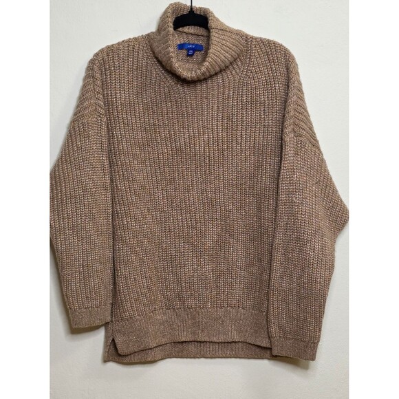 Apt. 9 Sweaters - Apt. 9 XXL Turtleneck Sweater in Heathered Tan